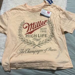 Womens Miller Lite Crop Top